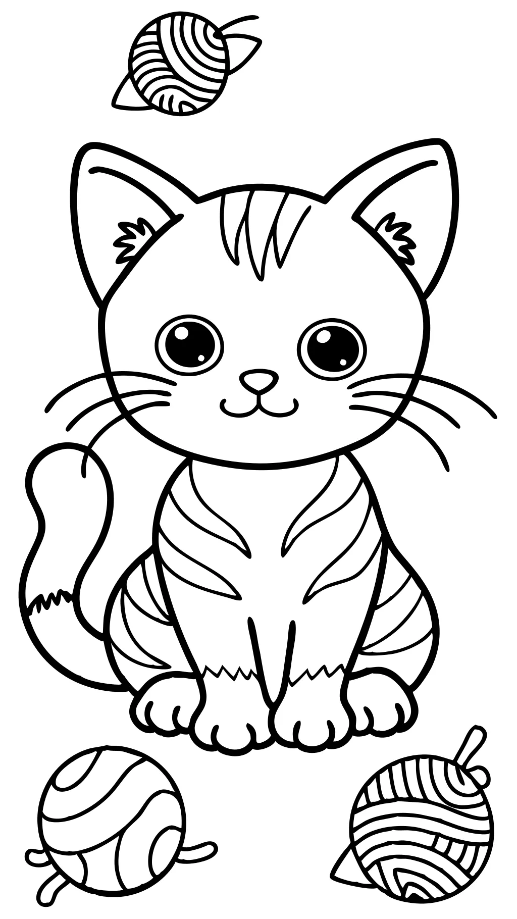 pages à colorier pour kitty à imprimer